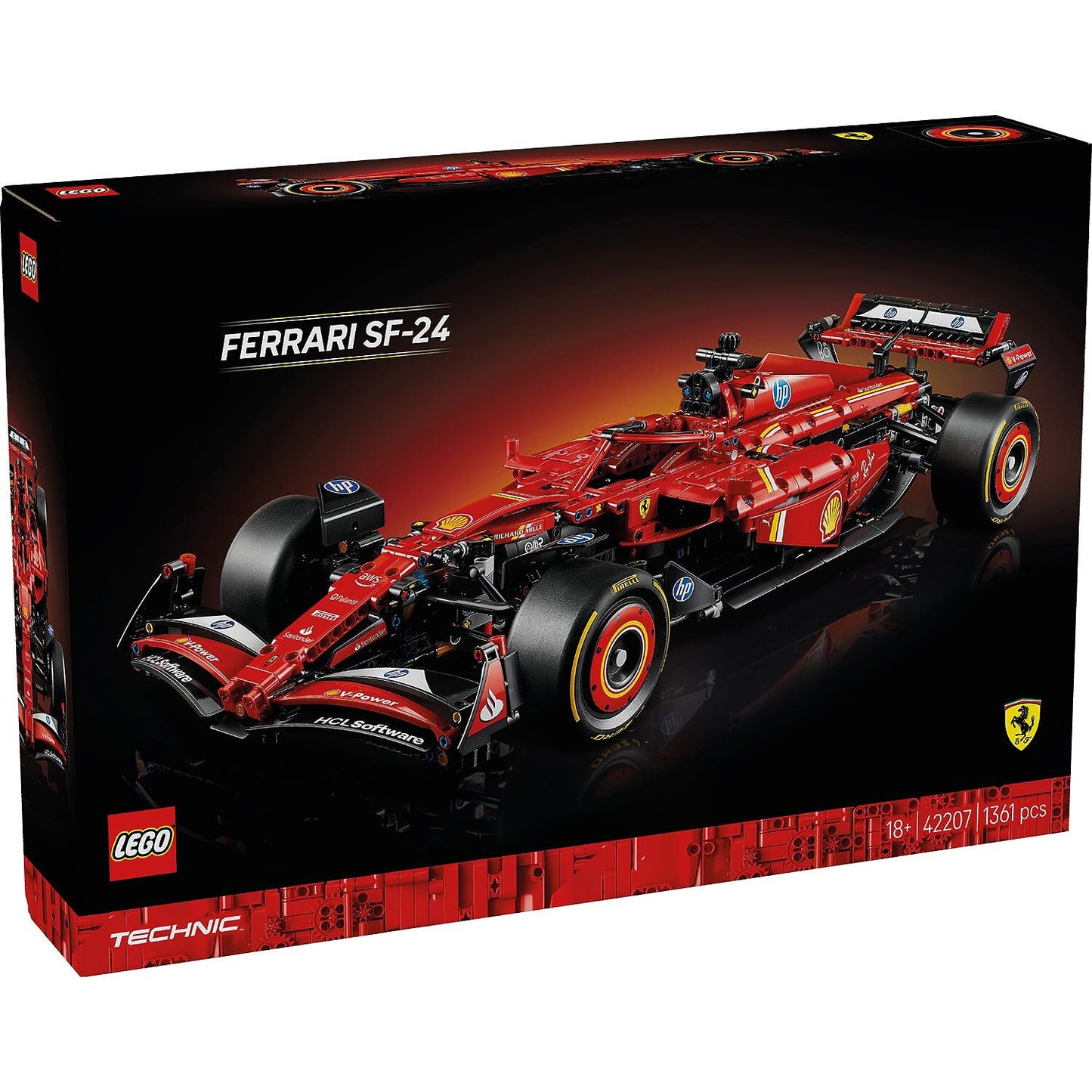 LEGO® Technic™ Ferrari SF-24 F1® Car - Mô Hình Xe Đua Formula 1 Tỉ Lệ 1:8 - LEGO 42207 - Hình ảnh bổ sung 6