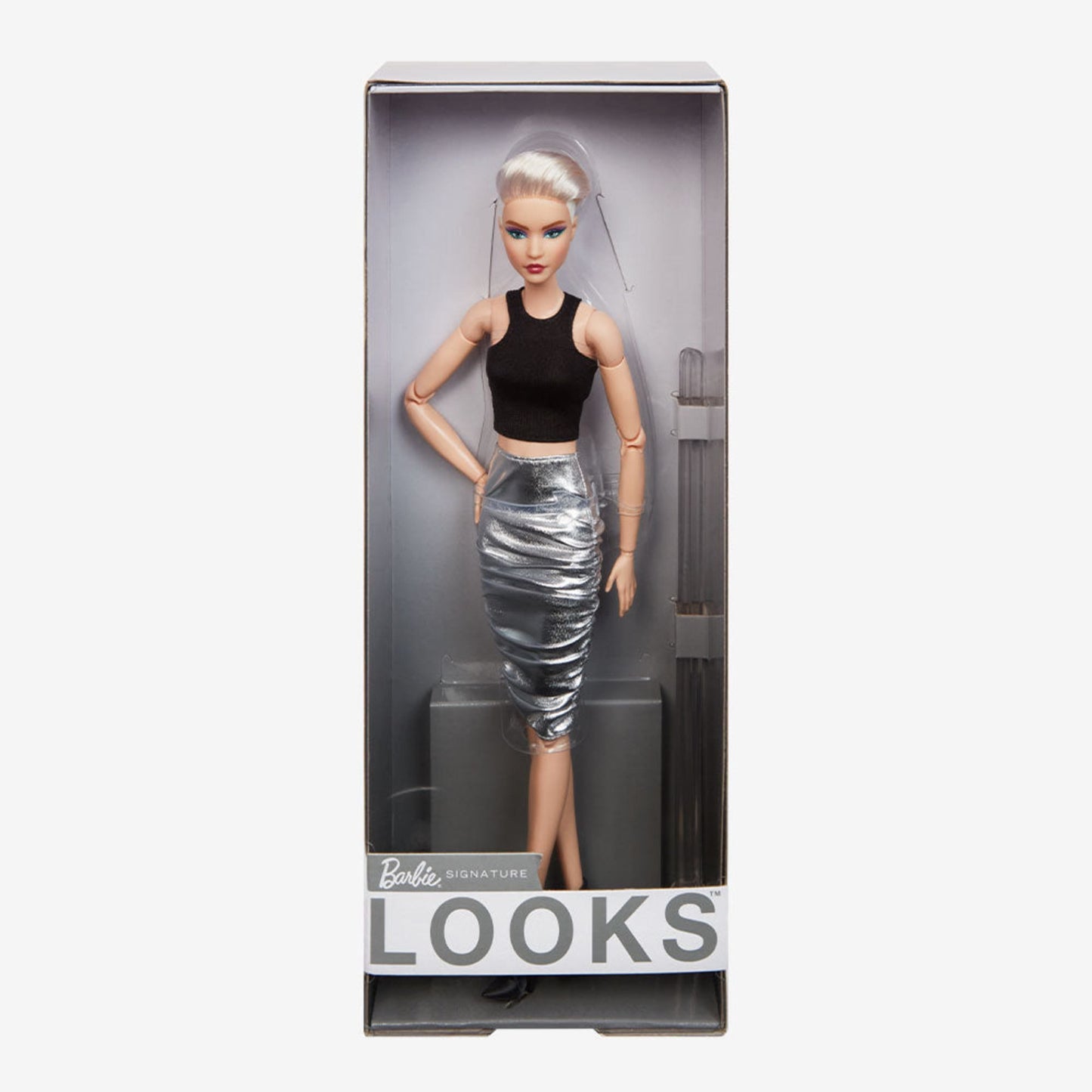 Barbie Looks Doll (Original, Blonde Pixie Cut) - Búp bê sưu tầm cao cấp Barbie Signature HCB78 - Hình ảnh bổ sung 8