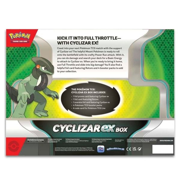 PB172 - Bài Pokemon TCG Cyclizar ex Box