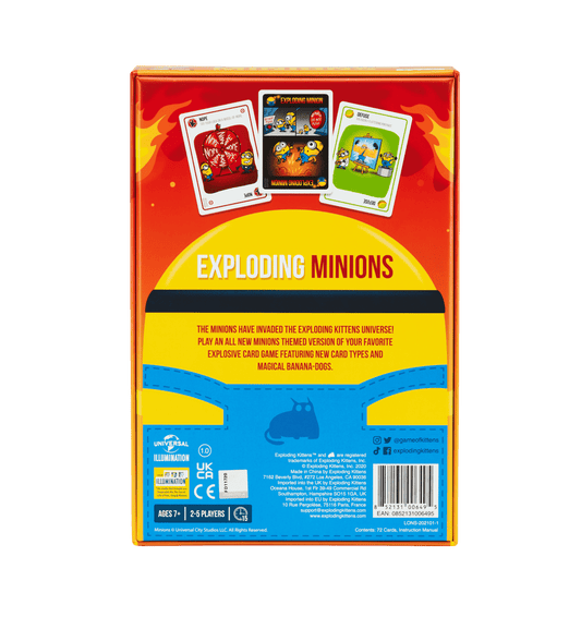 Exploding Minions - Board Game Thẻ Bài Mèo Nổ Vui Nhộn - Exploding Kittens Chính Hãng - Hình ảnh chi tiết 2