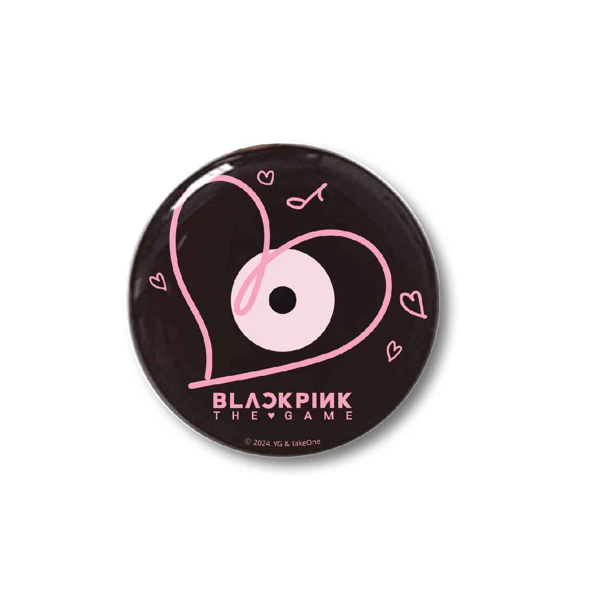 BPTG Phone Accessories - Black Round Stand - Giá đỡ điện thoại tròn - BLACKPINK THE GAME BPTG-2406071