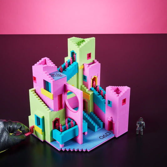 MEGA Squid Game Staircase Collector Building Set