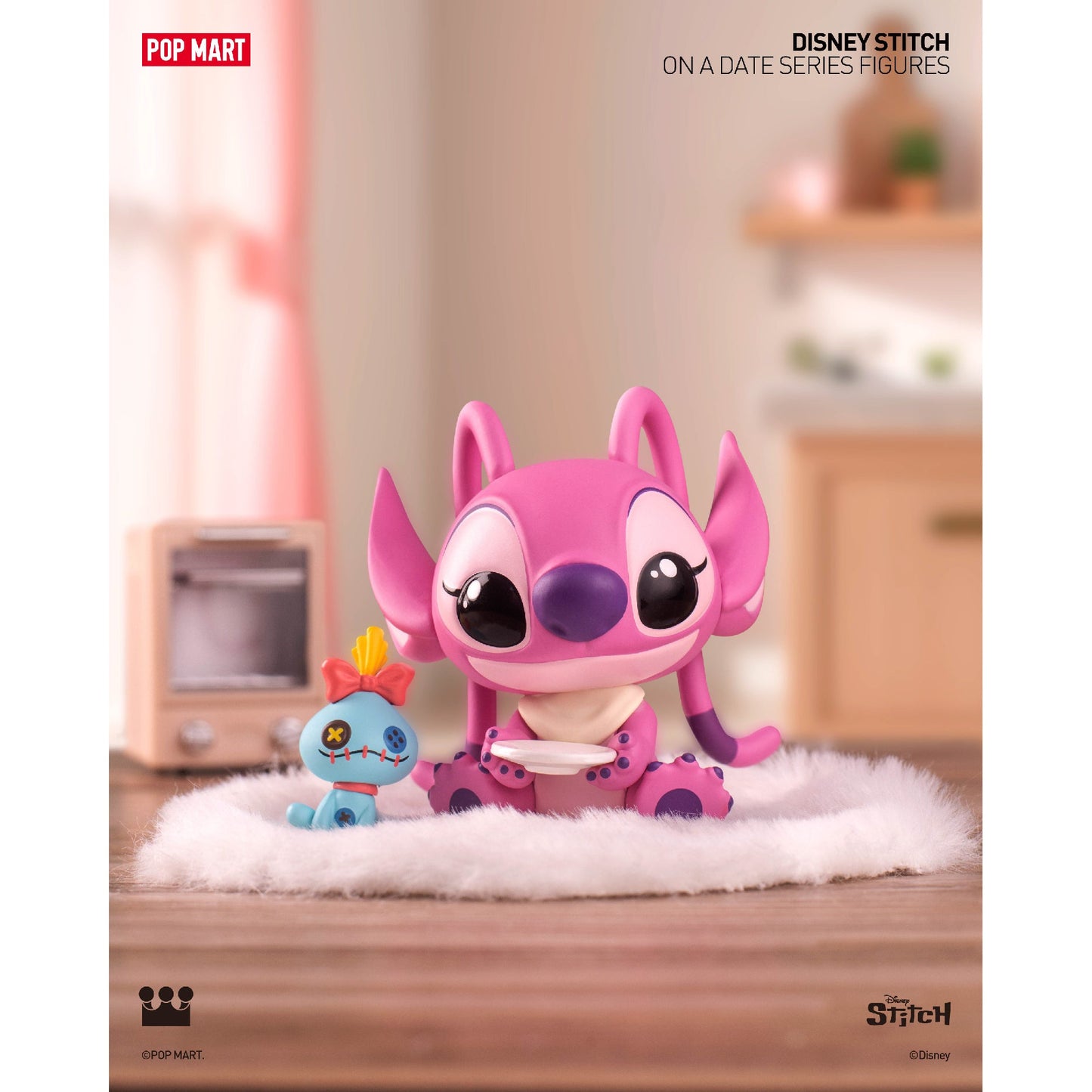 Disney Pattern Stitch On A Date - Mô hình Blind Box Art Toy - POP MART