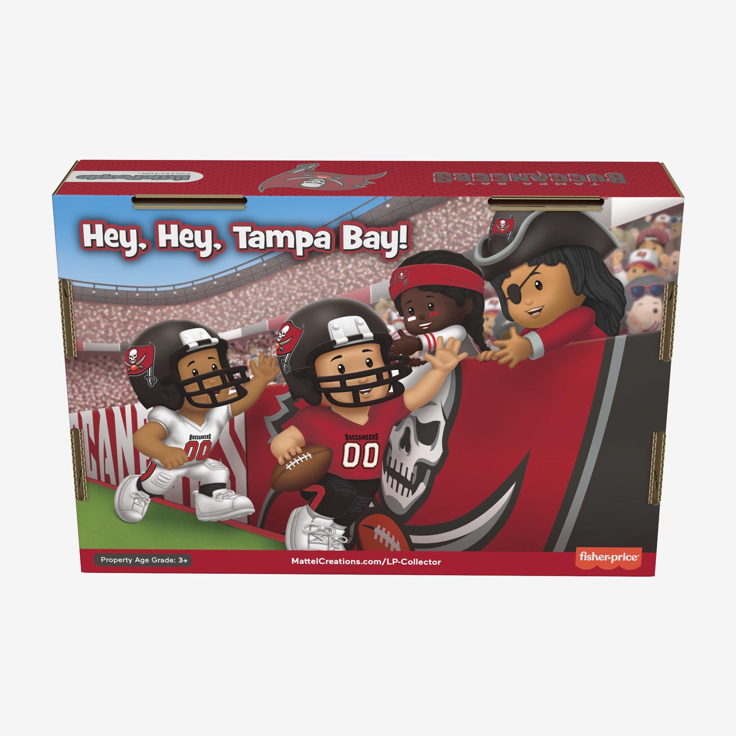 Little People Collector x NFL Tampa Bay Buccaneers Set - Bộ Nhân Vật Sưu Tầm NFL - Mattel Mattel - ảnh 3 - Figure