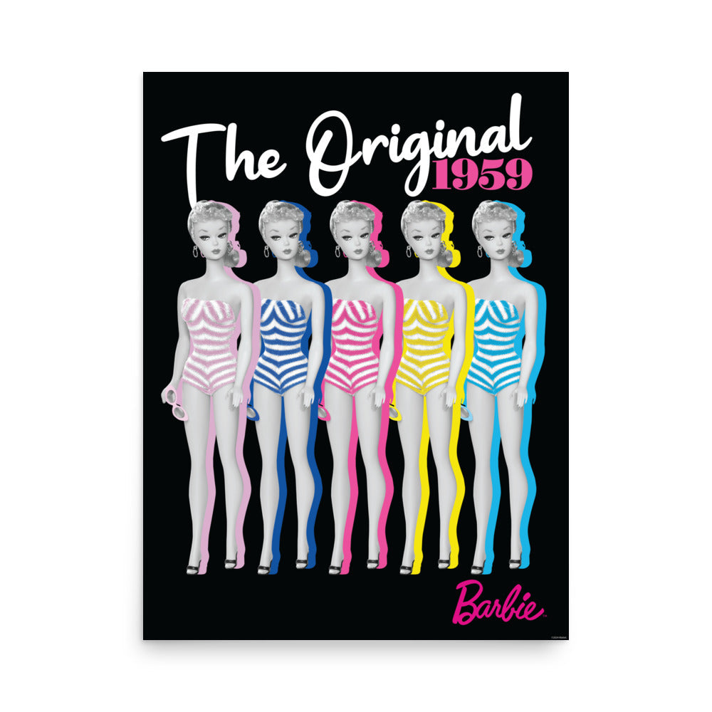 Barbie 1959 Technicolor Barbie Poster - Poster Trang Trí Cao Cấp - Barbie Signature - Hình ảnh sản phẩm