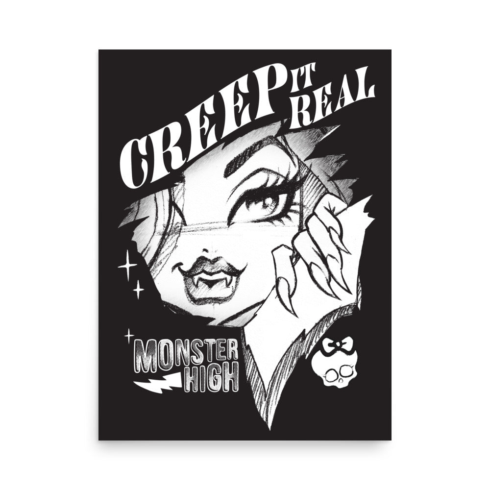 Monster High Creep it Real Poster - Poster Trang Trí Cao Cấp - Mattel Creations - Hình ảnh sản phẩm