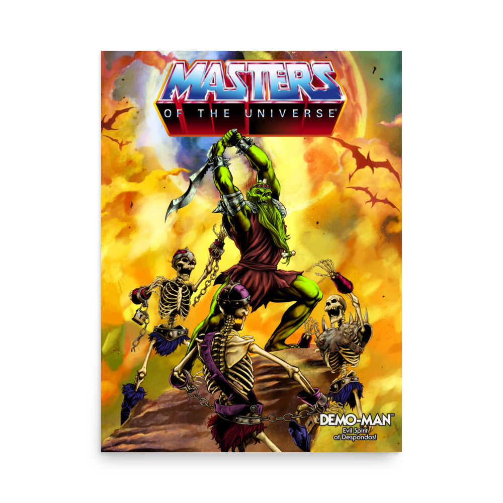 Masters of the Universe Demo-Man Poster - Poster Trang Trí Cao Cấp - Mattel Creations - Hình ảnh sản phẩm
