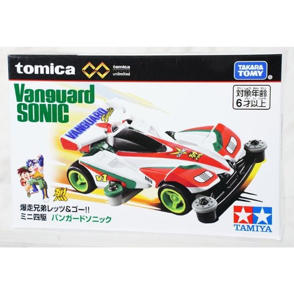 Tomica Premium Mini 4WD Bakusou Kyoudai Let's & Go!! Vanguard Sonic