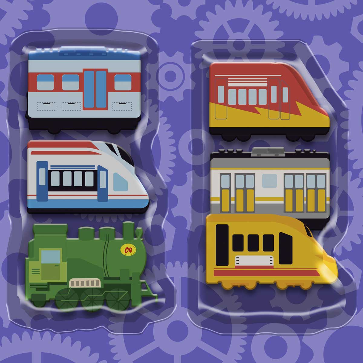 Pull Back and Go: Trains