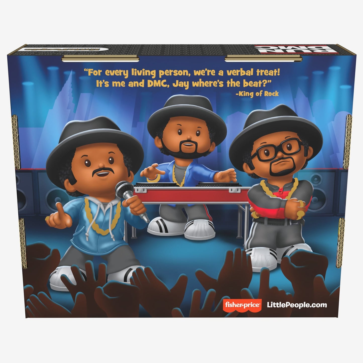 Little People Collector Run DMC Figures - Bộ 3 Mô Hình Hip Hop Sưu Tập - Fisher-Price Mattel Mattel Creations - ảnh 3 - Colle