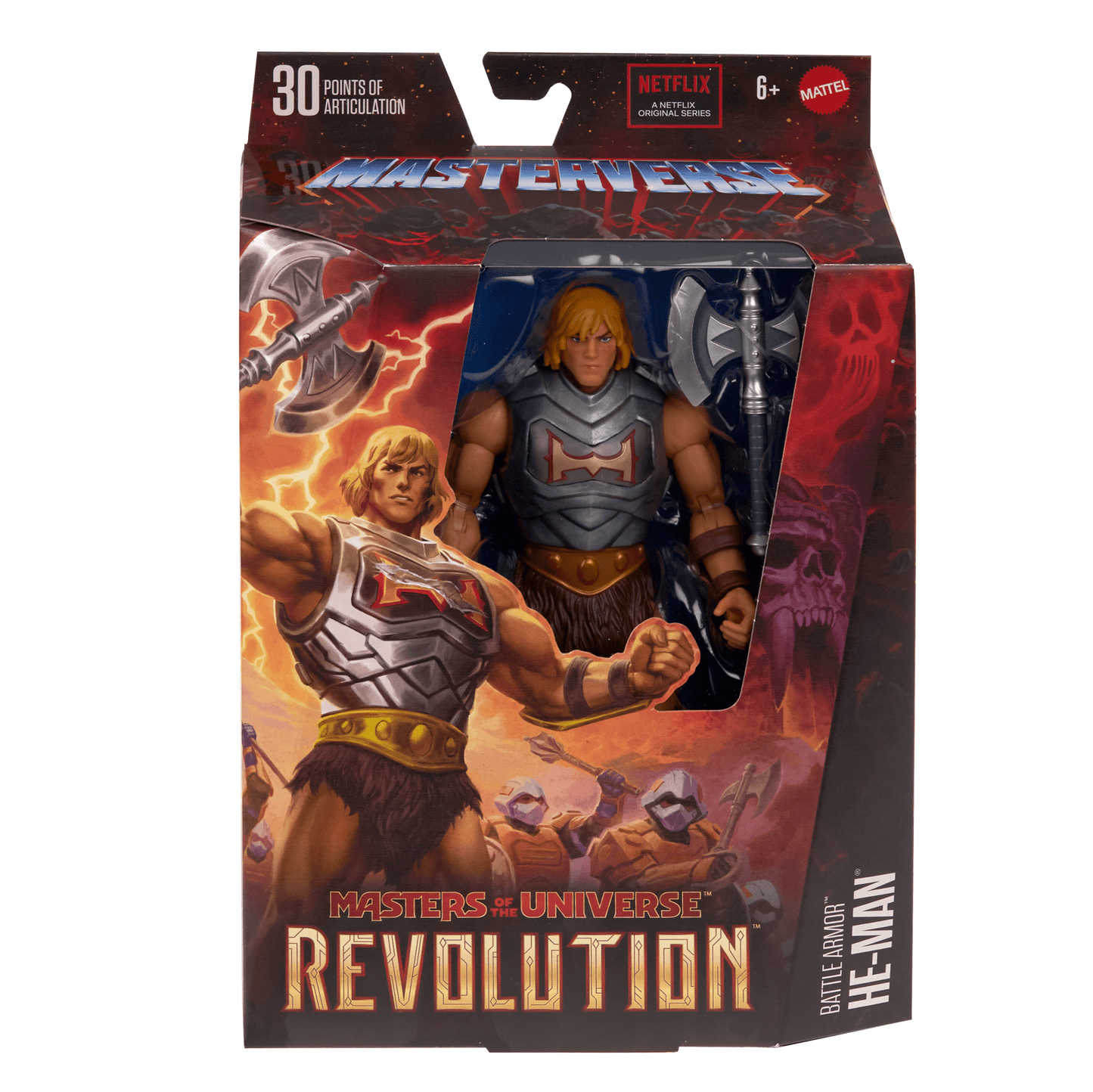 Masters of the Universe Masterverse Battle Armor He-Man Action Figure Mô Hình Hành Động He-Man Mattel - Hình ảnh bổ sung 7