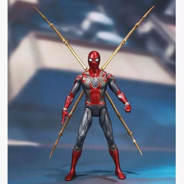 Mô hình Marvel - Iron Spiderman with Plastic Holder - ZD Toys - ZM37