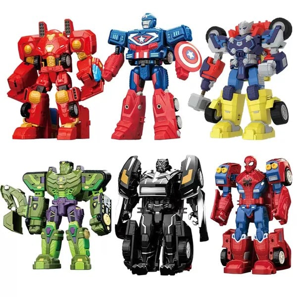 Mô hình Marvel - Transform Car - Iron Man - ZD Toys - ZC19