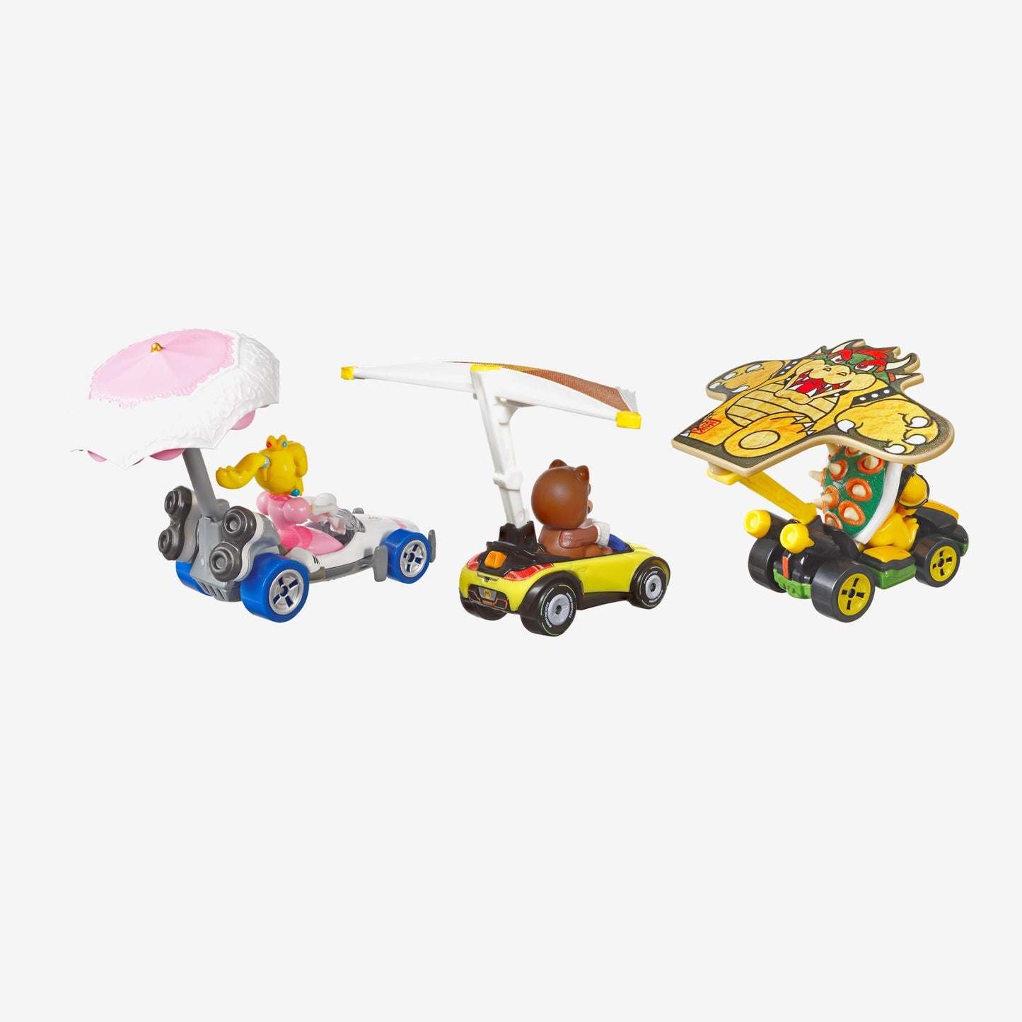Hot Wheels Mario Kart Vehicles 3-Pack - Bộ 3 Xe Nhân Vật Mario Kart Hot Wheels HDB39 - Hình ảnh bổ sung 4