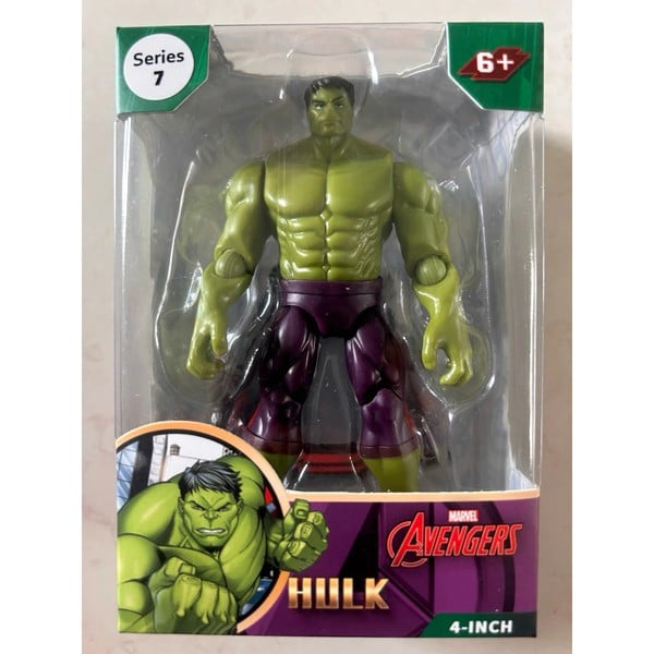 Mô hình Marvel - Avengers - Hulk (4 Inch) - ZD Toys - ZC14