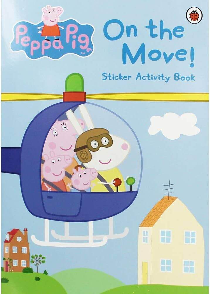 Peppa Pig - On The Move Sticker Activity Book