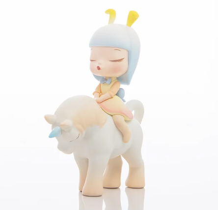 White Night Fairy - Noctumal Unicorn -Lite - Yellow - Mô Hình Art Toy - Keme Life