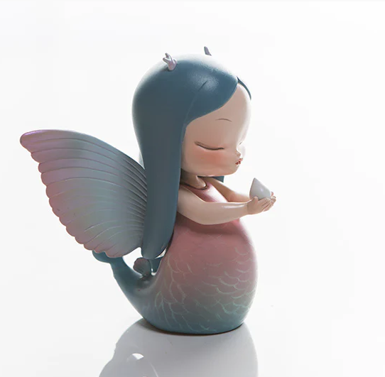 White Night Fairy - Flying Fish Angel - Lite - Song Of The Sea - Mô Hình Art Toy Keme Life