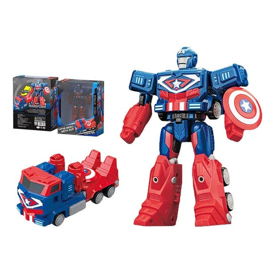 Mô hình Marvel - Transform Car - Captain America - ZD Toys - ZC20