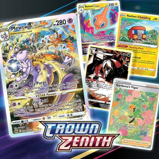 PP42 - Thẻ bài Pokemon TCG Crown Zenith Booster Pack