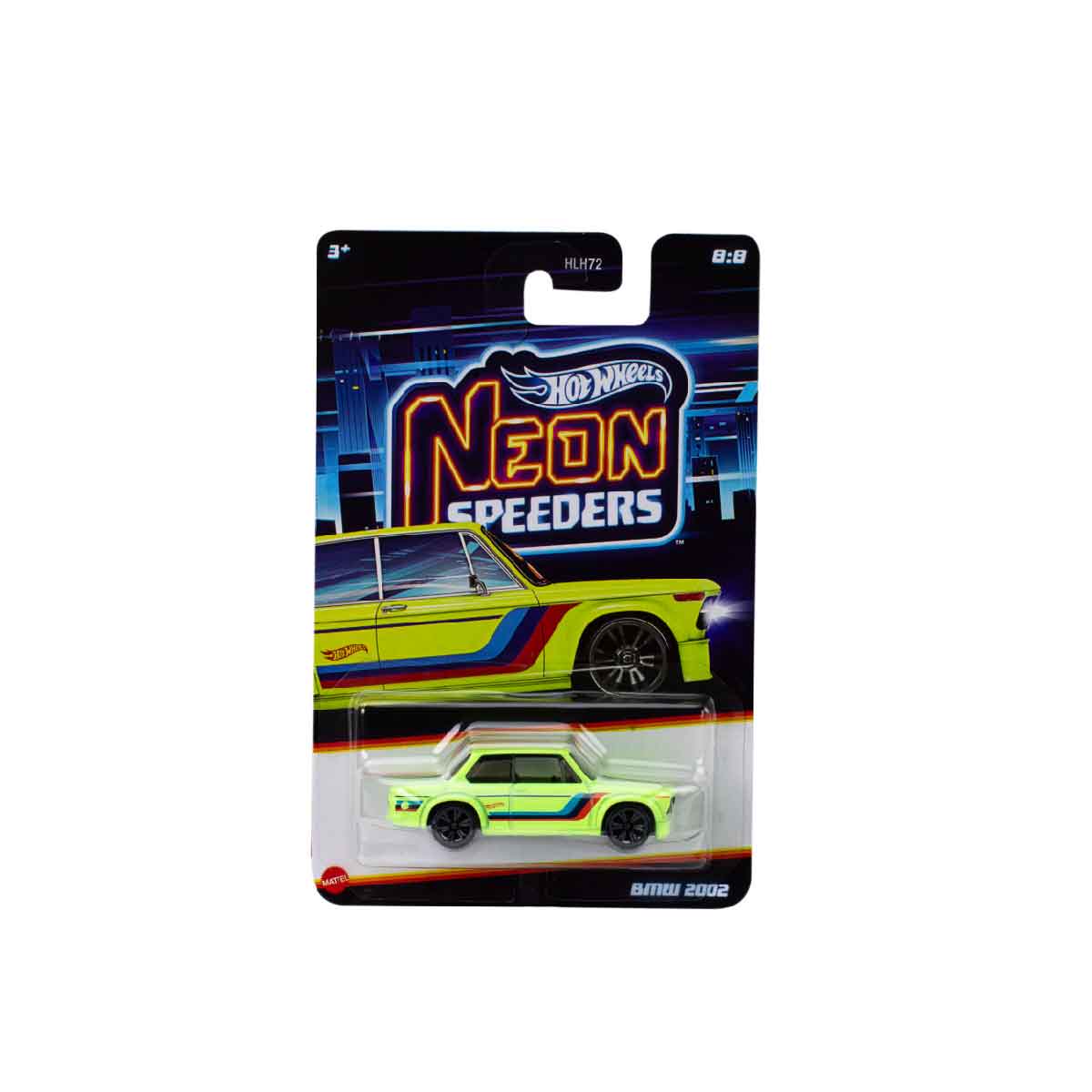 Hot Wheels Neon Speeders BMW 2002 HLH72 Super Car - Xe mô hình die-cast tỉ lệ 1:64 - Hot Wheels - Hình ảnh sản phẩm