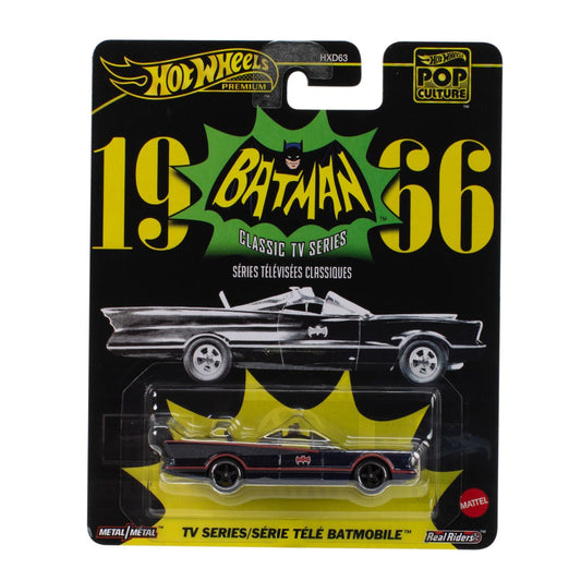 1966 TV Series Batmobile - Mô hình siêu xe tỉ lệ 1:64 - Hot Wheels Pop Culture