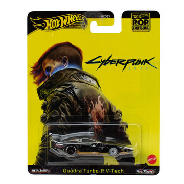 Cyberpunk Quadra V-Tech Turbo R - Mô hình siêu xe Hot Wheels Pop Culture - JBL57/HXD63