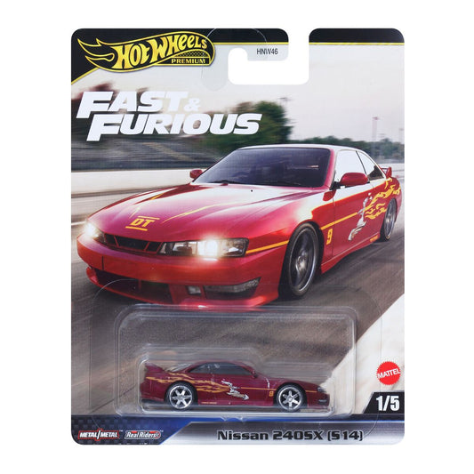 Nissan 240SX (S14) Fast & Furious - Mô hình siêu xe tỉ lệ 1:64 - Hot Wheels Premium HNW46