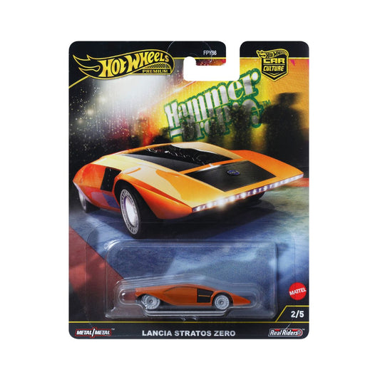 Lancia Stratos Zero - Mô hình siêu xe cao cấp - Hot Wheels HRV77/FPY86 - Hình ảnh chi tiết 2