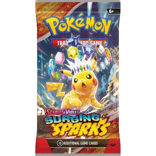 PP55 Thẻ bài Pokemon TCG SV08 Surging Sparks Booster Pack