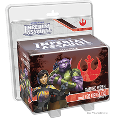 Star Wars Imperial Assault Hera Syndulla and C1-10P - Bộ Mở Rộng Ally Pack - Fantasy Flight Games