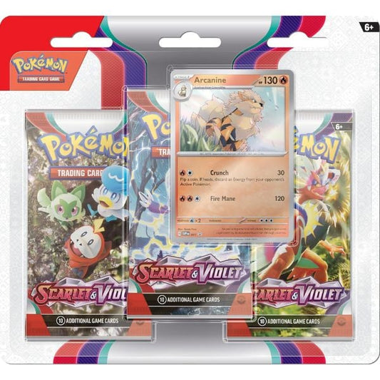 Thẻ bài Pokemon TCG SV01 Scarlet & Violet 3 Pack Blister