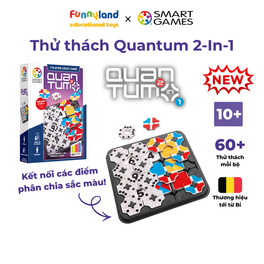 Đồ chơi trí tuệ Smartgames thử thách Quantum - 2 in 1 Puzzle