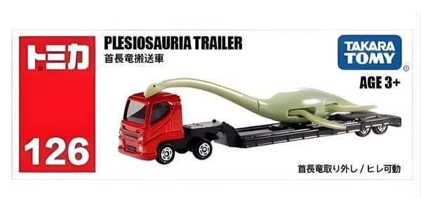 Tomica No. 126 Plesiosauria Trailer Asia Ver - Xe Mô Hình Takara Tomy