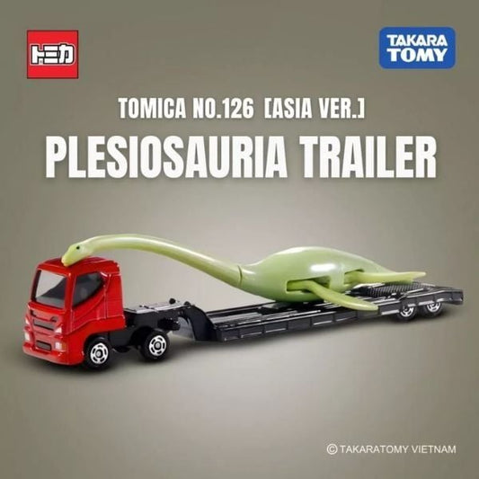 Tomica No. 126 Plesiosauria Trailer Asia Ver - Xe Mô Hình Takara Tomy