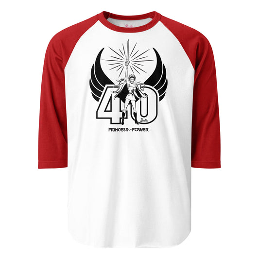 Barbie She-Ra White Raglan Tee