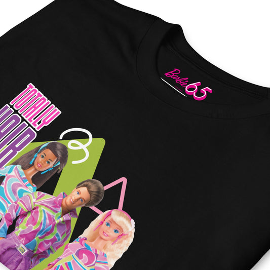 Barbie 1990's Totally Hair Black T-Shirt Áo Thun Thời Trang Mattel Creations - Hình ảnh chi tiết 2