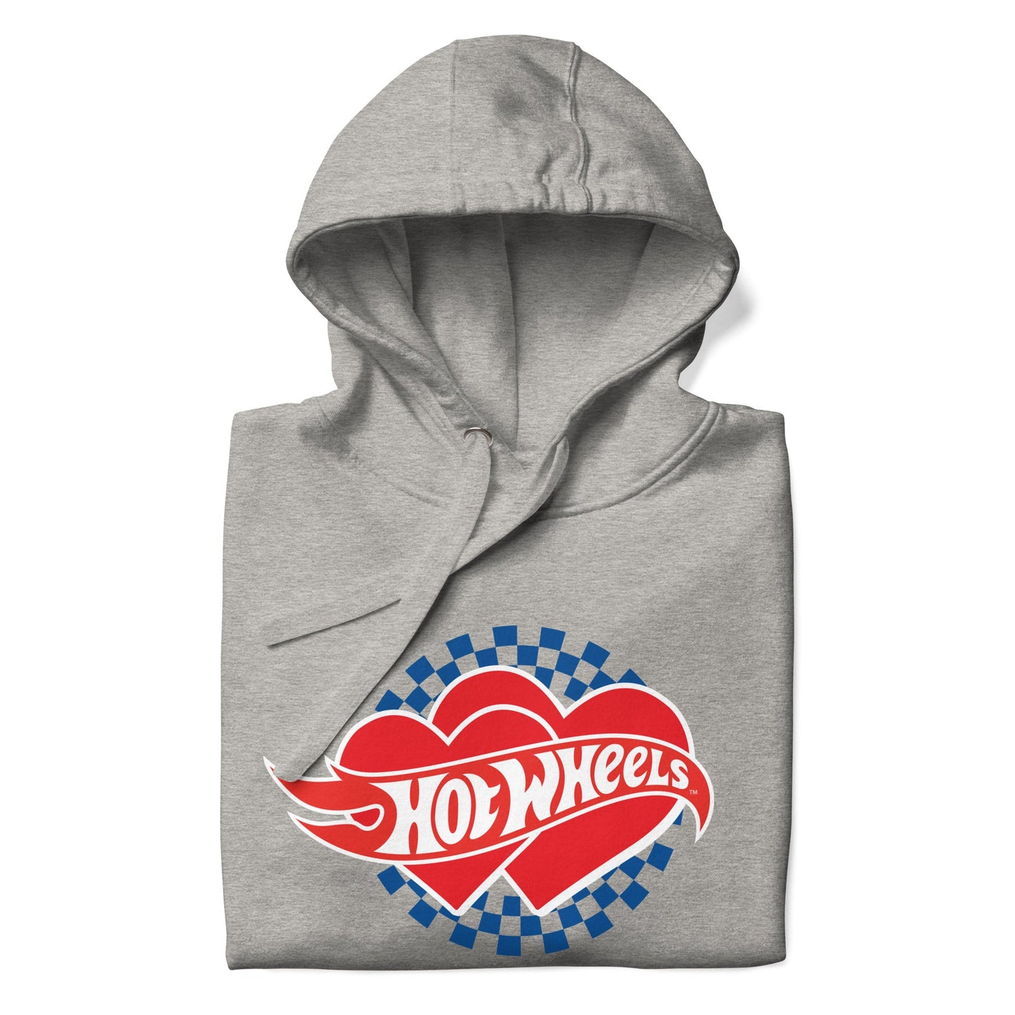 Hot Wheel Checkered Hearts Hoodie - Áo Hoodie Thời Trang Cao Cấp - Mattel Creations Mattel - Apparel & Accessories