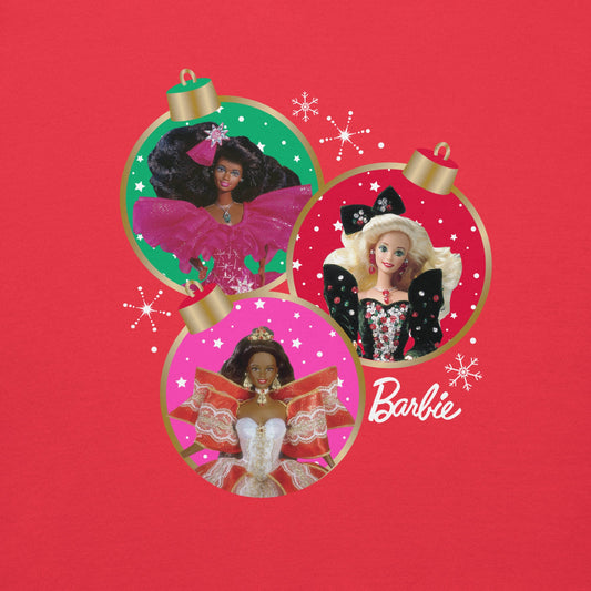 Barbie Vintage Ornaments Sweatshirt - Áo Nỉ Unisex Cổ Điển - Barbie Signature - Hình ảnh chi tiết 2