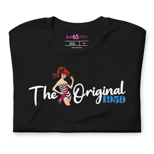 Barbie 1959 The Original Chevron T-Shirt - Áo Thun Unisex Thời Trang - Barbie Signature - Hình ảnh chi tiết 2