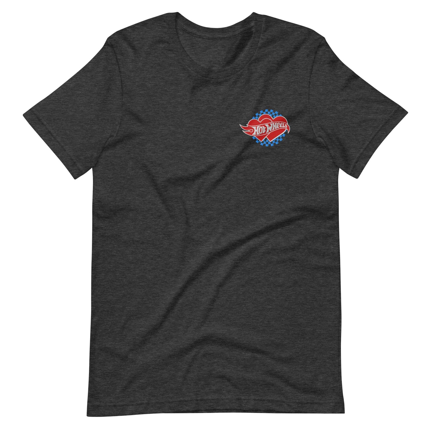 Hot Wheels Embroidered Checkered Hearts T-Shirt