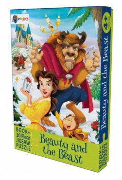 Book And 30 Piece Jigsaw Puzzle : Beauty & the Beast