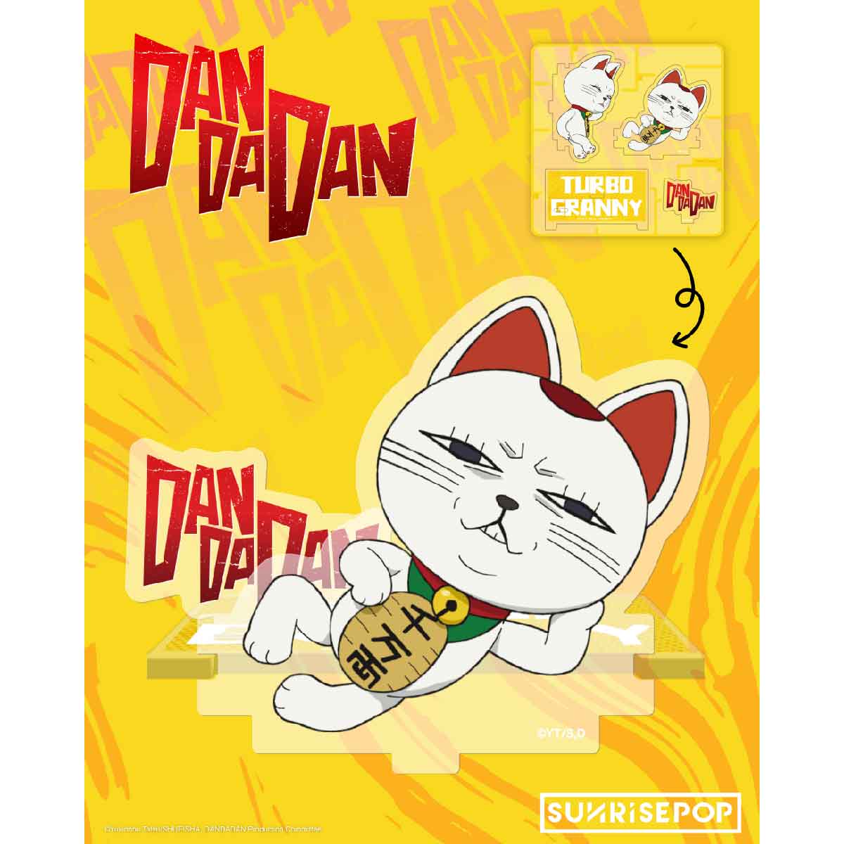 Speed Lady Dan Da Dan - Standee Acrylic Trang Trí - SUNRISEPOP DDAC027