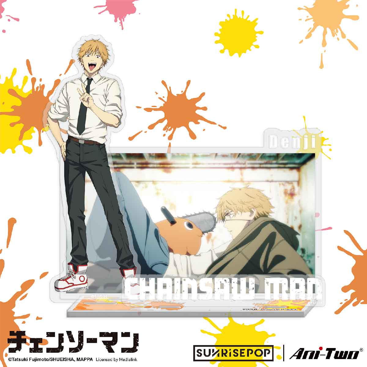 Decorative Character Item Toy - Denji Chainsaw Man - Standee Acrylic trang trí - SUNRISEPOP CMAC035 - Góc nhìn khác 3