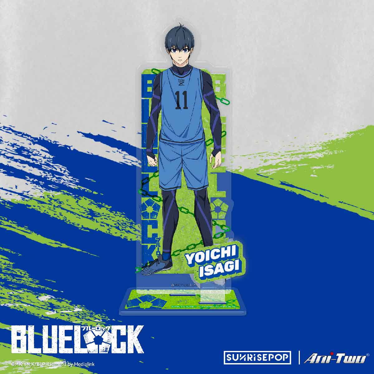 Decorative Character Item Toy - Isagi Blue Lock - Mô hình Acrylic Standee trang trí - SUNRISEPOP BLAC001