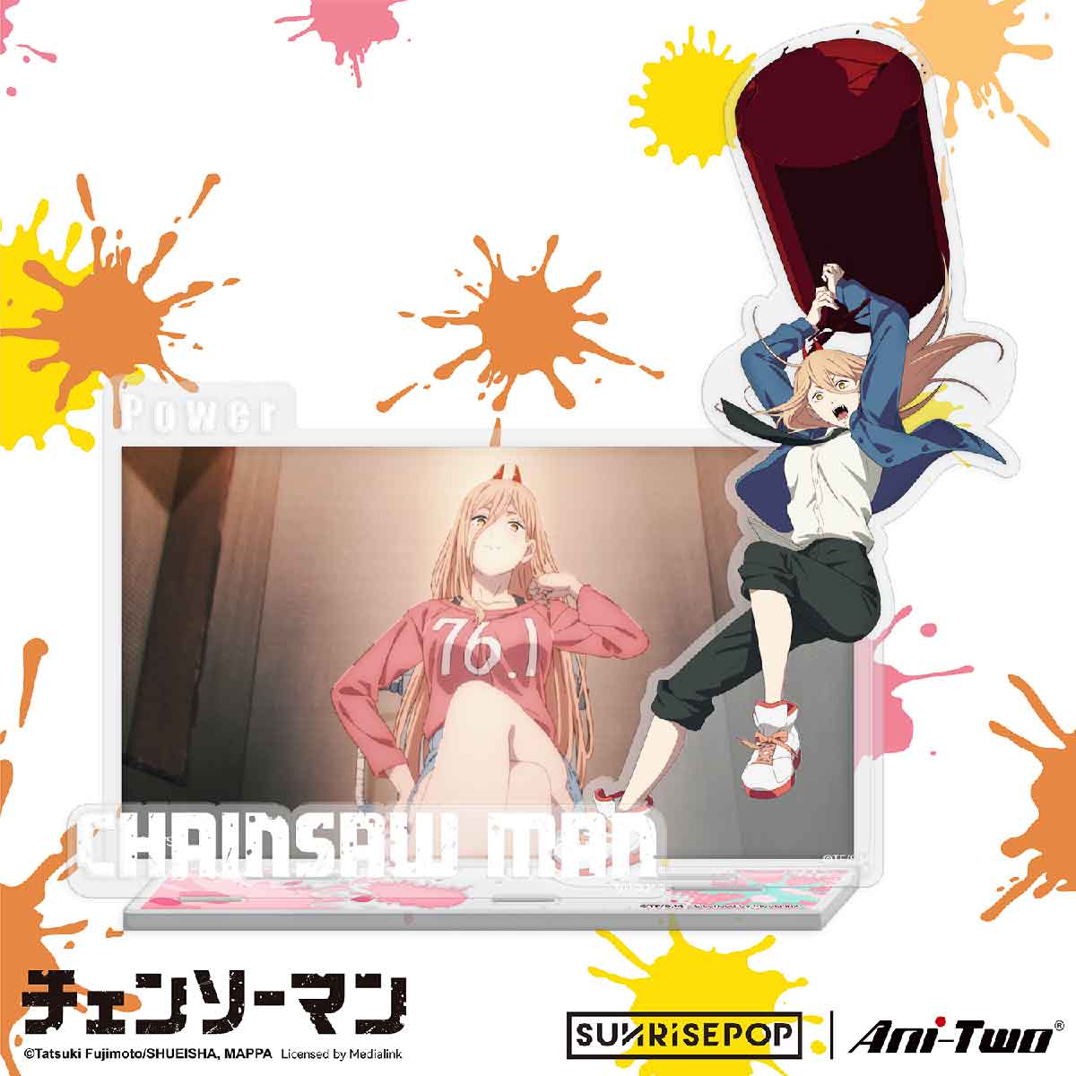 Power Chainsaw Man - Standee nhân vật trang trí Acrylic - SUNRISEPOP CMAC037 - Góc nhìn khác 3