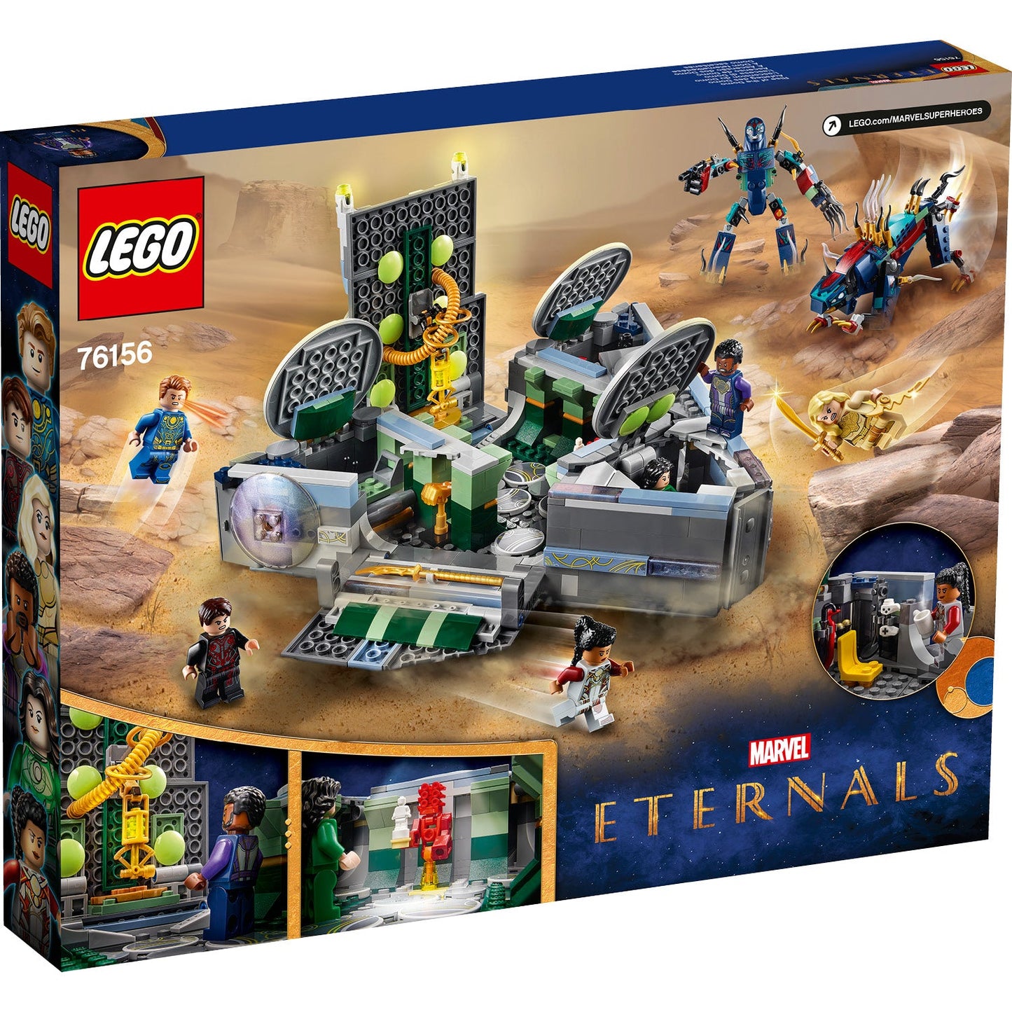 LEGO® Marvel Rise of the Domo - Phi Thuyền Eternals Siêu Anh Hùng LEGO 76156
