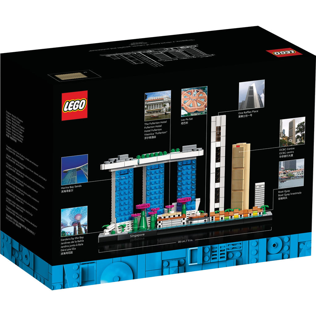 LEGO® Architecture Singapore - Bộ Lắp Ráp Mô Hình Thành Phố Skyline 21057 - LEGO