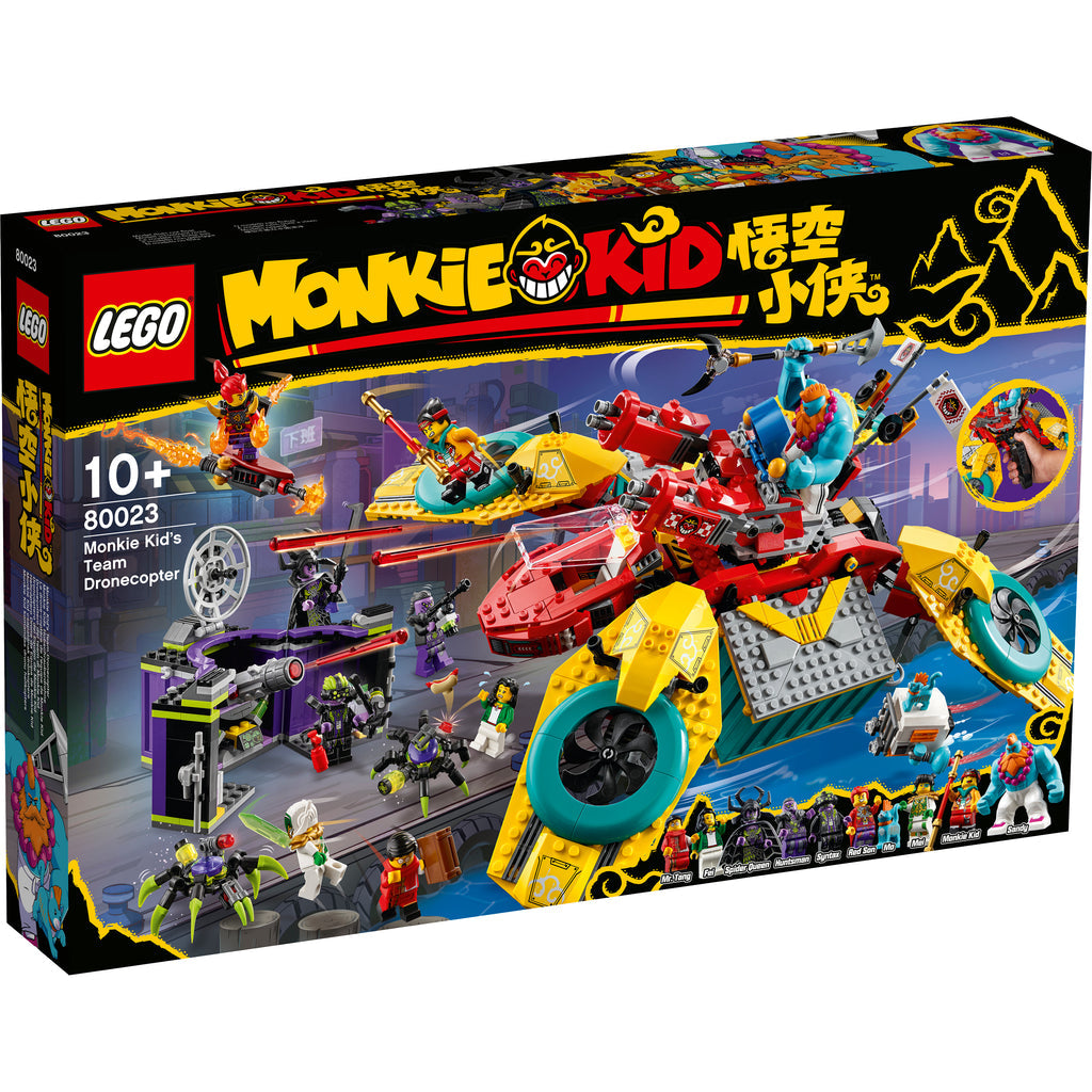 LEGO® Monkie Kids Team Dronecopter - Bộ Lắp Ráp Trực Thăng Drone Biệt Đội - LEGO 80023 - Hình ảnh sản phẩm