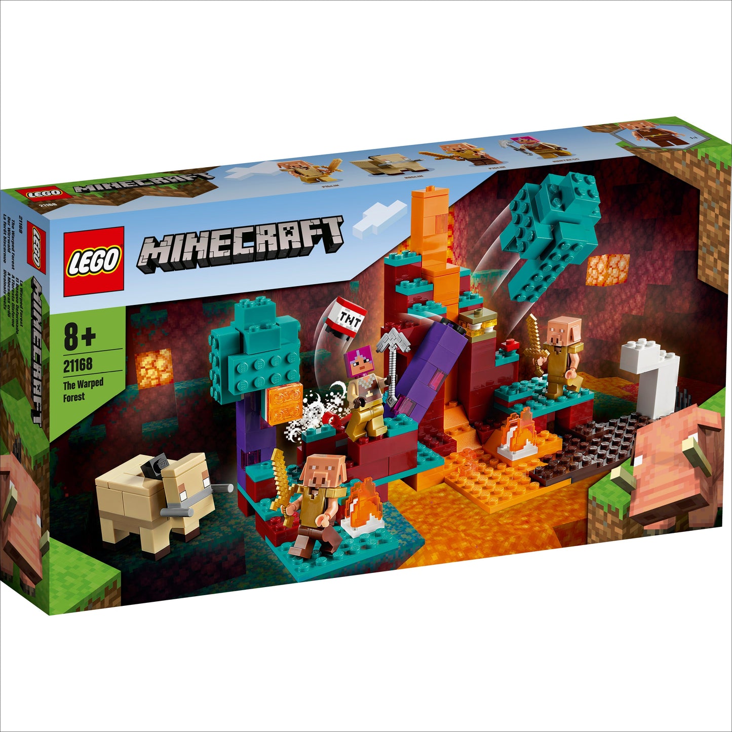 LEGO® Minecraft® The Warped Forest Đồ Chơi Lắp Ráp Rừng Kỳ Quái 21168 - Góc nhìn khác 3